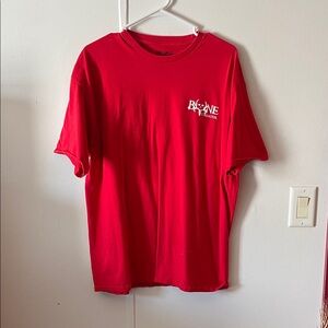Red Men's Short Sleeve Tee